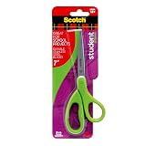 Scotch Student Scissors, 7-Inch - Blue, Green, or Purple, Colors May Vary (1407S-MIX) – view 1