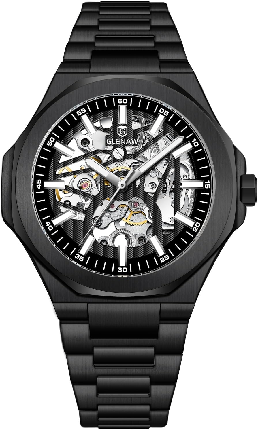 Mechanical Skeleton Watch Self-Winding Wrist Watch