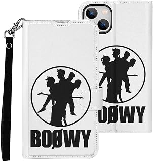 iPhone 14 ケース 手帳型 ボウイ Boowy Boøwy Iphone14ケース アイフォン14 スマホケース おしゃれ あいふぉん14 携帯ケース PUレザー 財布型 人気 ワイヤレス充電対応