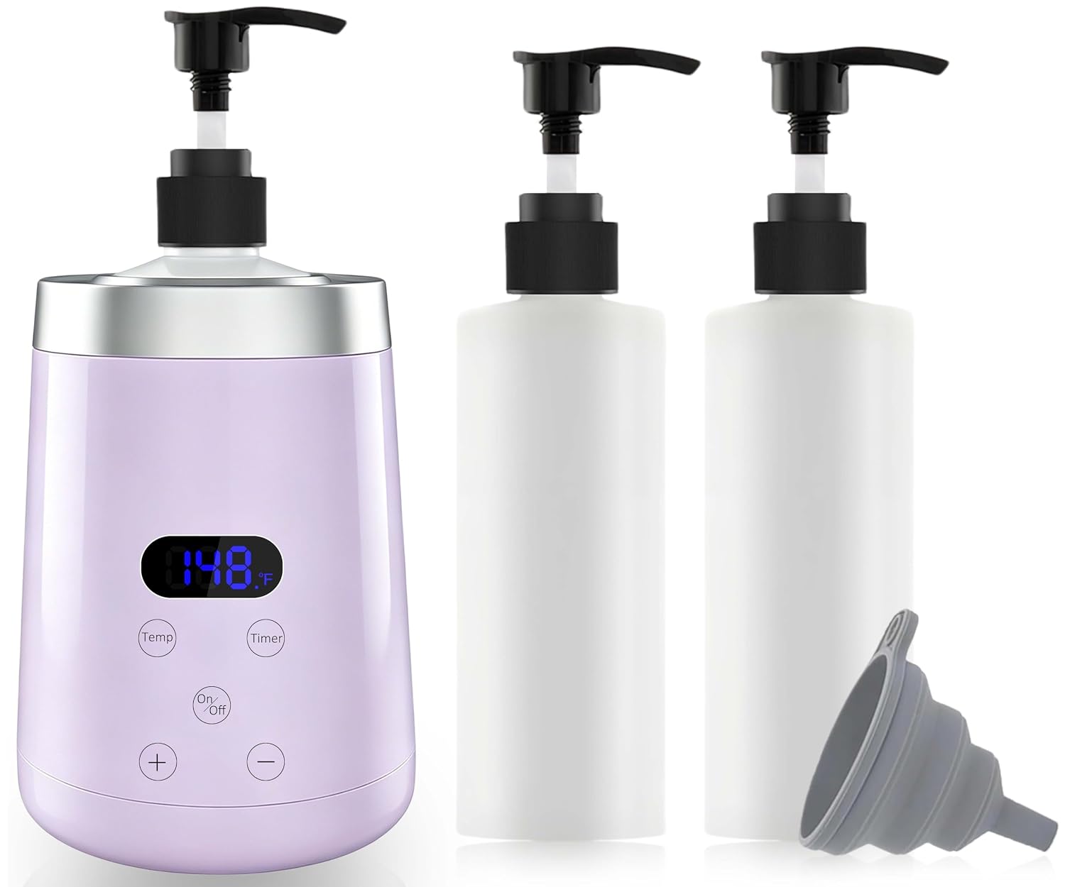 Prestige Purple Oil Warmer,Professional Massage Oil Heater & Lotion Bottle Warmer for Salon, with 360° Fast Heating (86–149℉), Large Bottle Warmer for Massage Oil, Body Oil, Shampoo Lotion