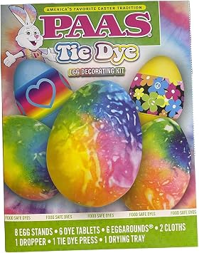 PAAS Tie Dye Easter Egg Decorating Kit - Americas Favorite Easter Tradition