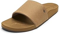 OluKai Kipe'a Pono Women's Leather Slide Sandals - Premium All-Day Comfort, Traction & Elevated Style
