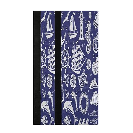 KLL 2 Pcak Refrigerator Door Handle Covers Dishwashers Grill Microwave Cabinet Door Cloth Protect Kitchen Appliance Clean Sea Icons