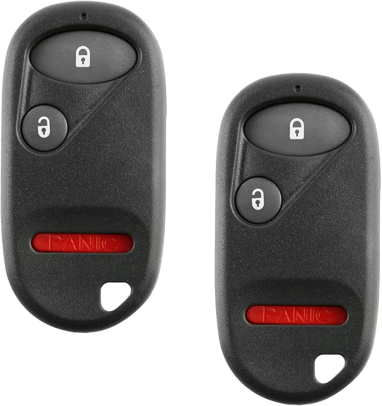 Kit com 2 Controles Remotos KeylessOption de 3 Botões para Honda Civic e Accord 1994 a 2000 A269ZUA106