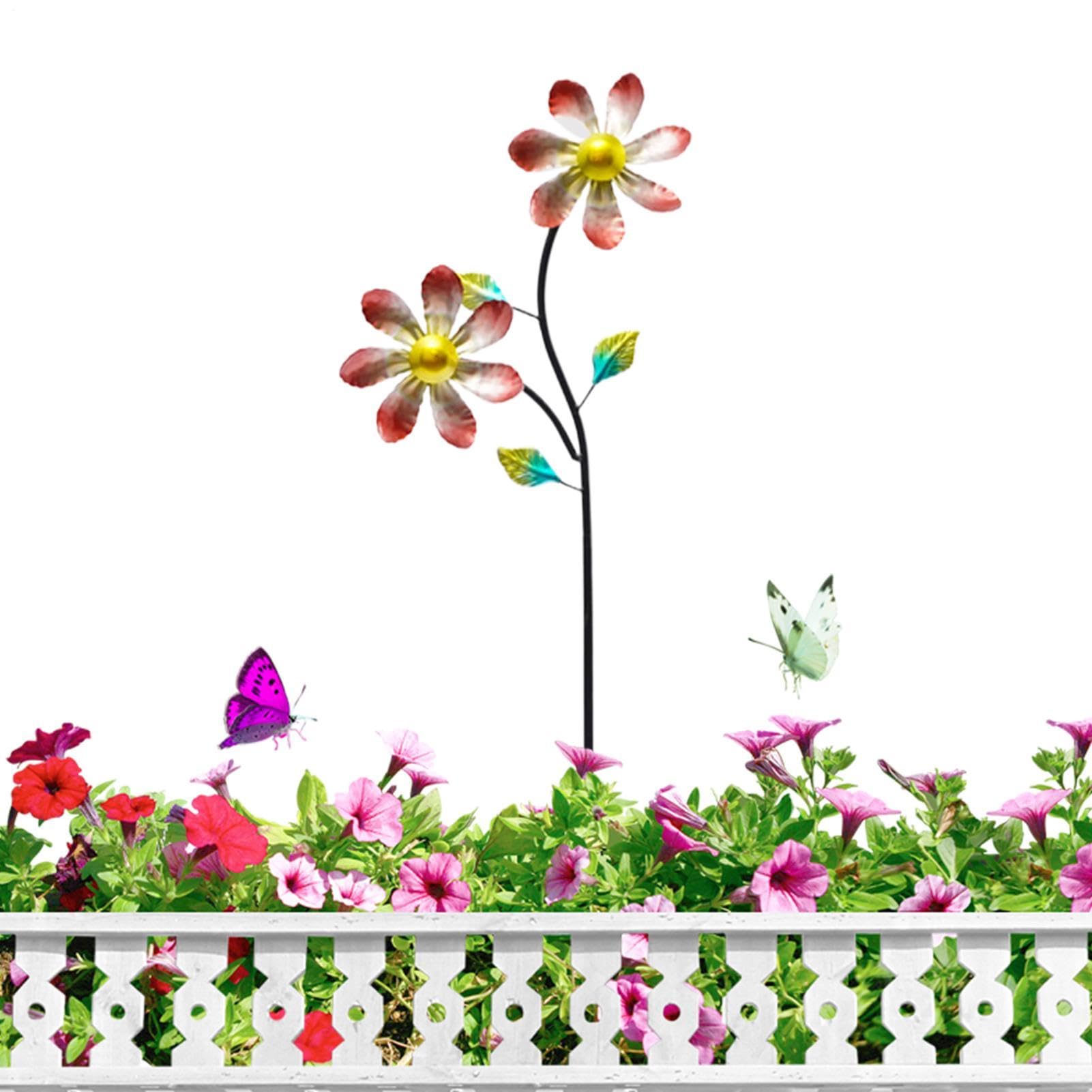 Molinillos de viento para exteriores, decoración de césped, decoración de jardín, decoración al aire libre, para porche, césped, , paisaje, cama elevada, puerta delantera, parque, granja