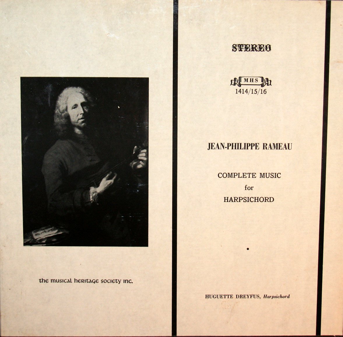 Jean-Philippe Rameau Complete Music for Harpsichord - Huguette