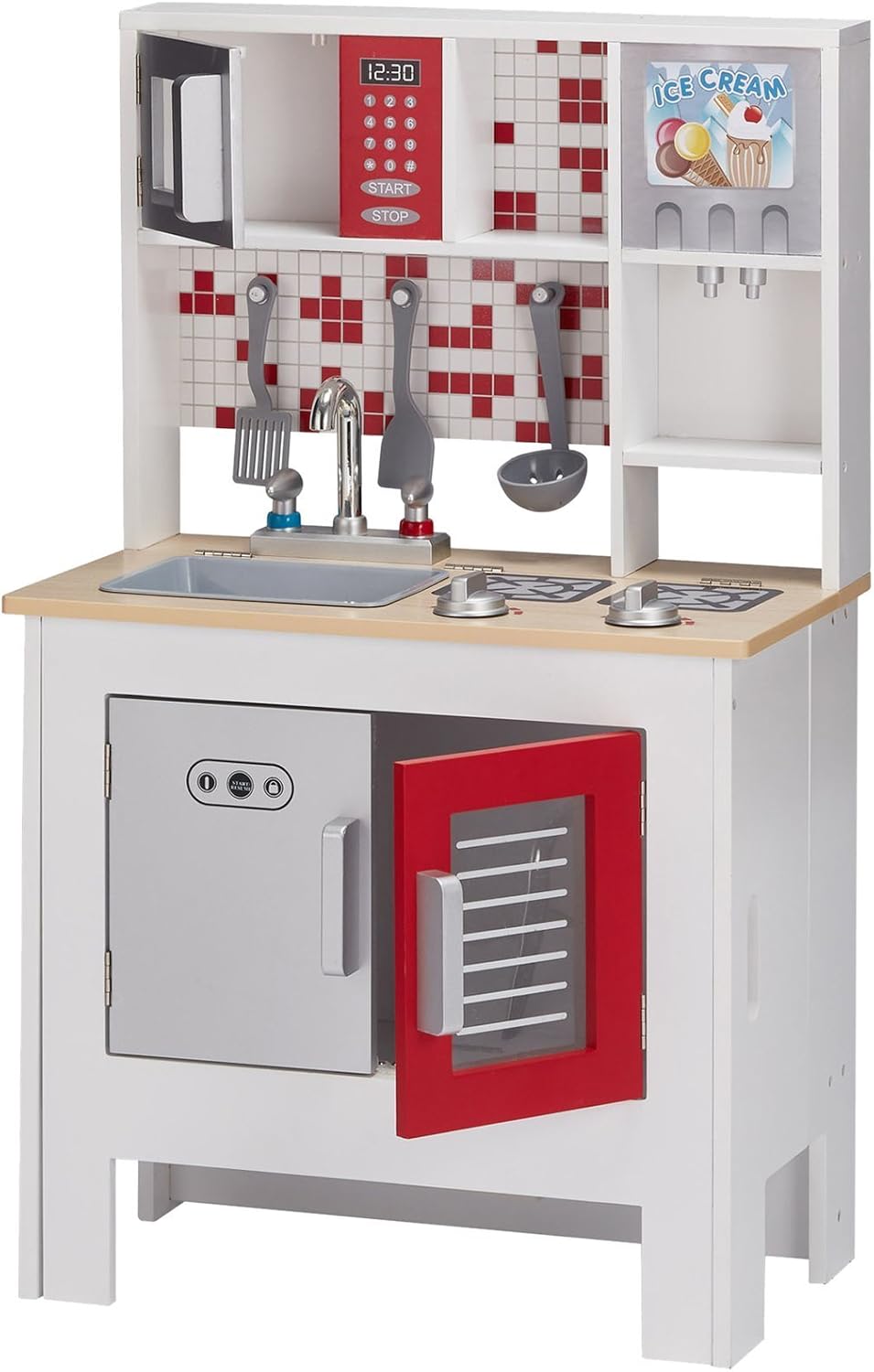 Teamson Kids - Big Foldable Kitchen - White Playset