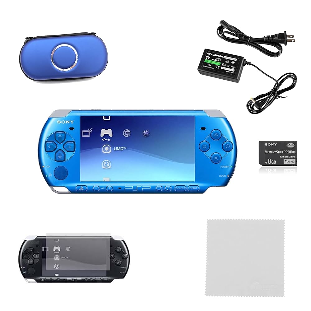 Amazon.com: Sony PSP 3000 Blue Premium Bundle (Renewed