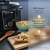Drew&Cole CleverChef Pro 6-in-1 Digital Pressure Cooker 5.7L - Multicooker, Slow Cooker, Soup Maker, Rice Cooker, Sous Vide - Free Recipe App - Energy Efficient Cooking - Non-Stick Coating - Black