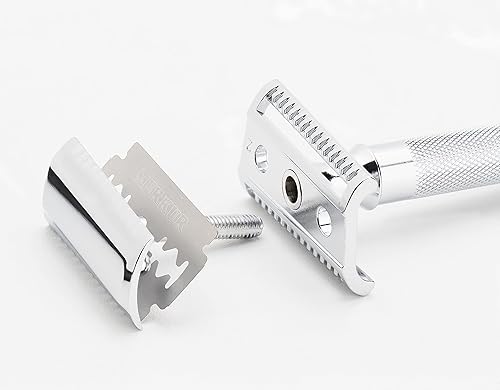 Miniatura 2 de Rasuradora de seguridad Merkur-razor 37c cromado con barra inclinada
