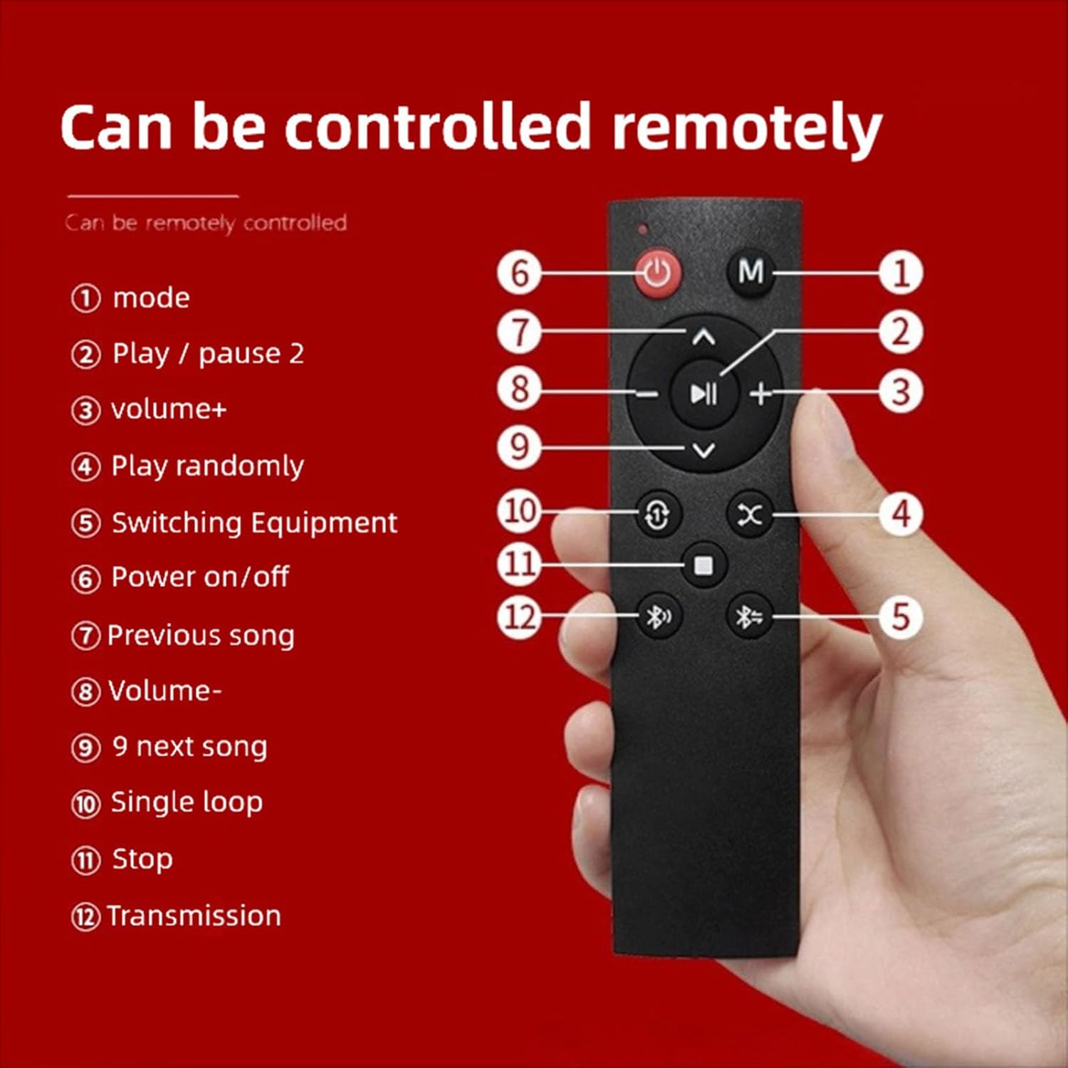 EBTOOLS CD Player, Bluetooth Wall Mount Desktop Speaker with Remote Control, HiFi Stereo Surround Sound, 4000mAh Battery, for Home Car Phone Computer Tablet (Green)
