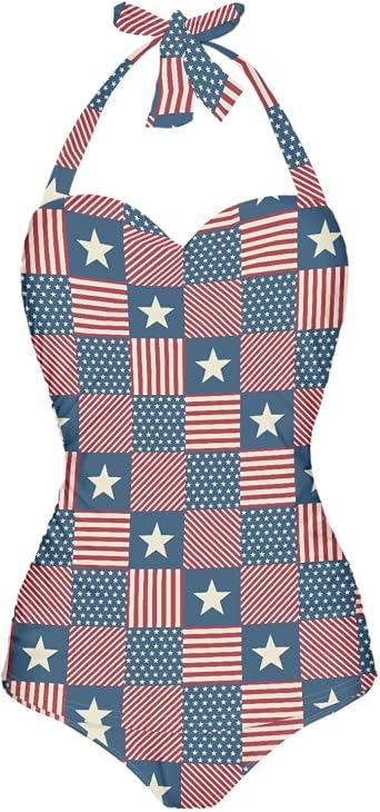 One Piece Swimsuit Womens Cosy Swimwear with Halter Strap Bathing Suit Monokini for Ladies Swimming Surfing