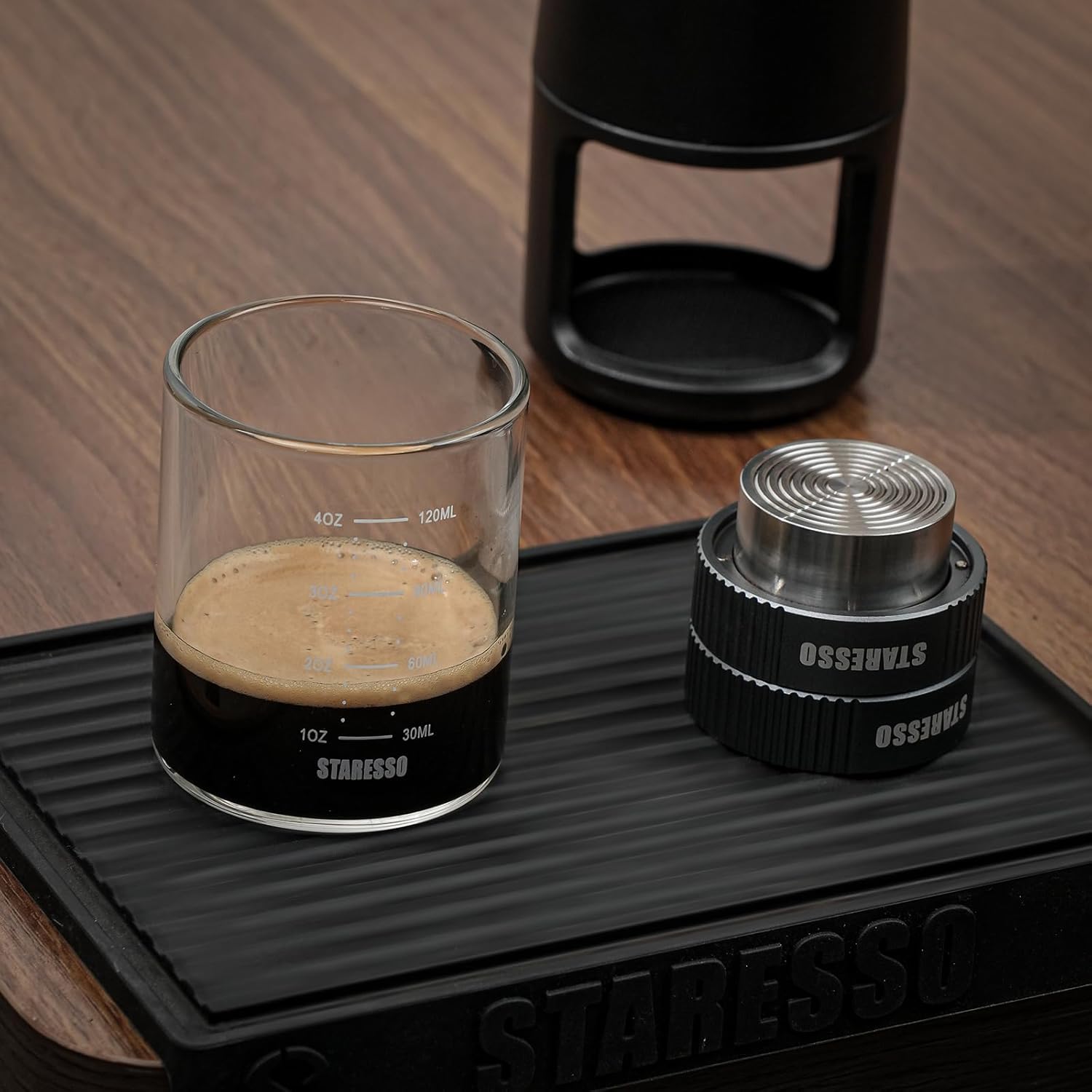 STARESSO Classic Portable Espresso Maker & 37mm Dosing Funnel Tamper Kit
