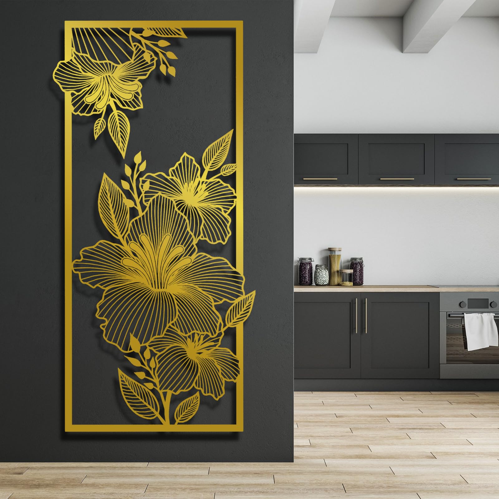 Amazon.com: ICEWQOQU Metal Flowers Wall Decor, Metal Flower Wall