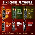 Heartbeat Hot Sauce – Signature Six Collection | Pineapple Habanero, Camp Sauce, Dill Pickle, Red Habanero, Poirier's & Scorpion | Small-Batch Canadian Hot Sauce Gift Set (6 × 177 mL)