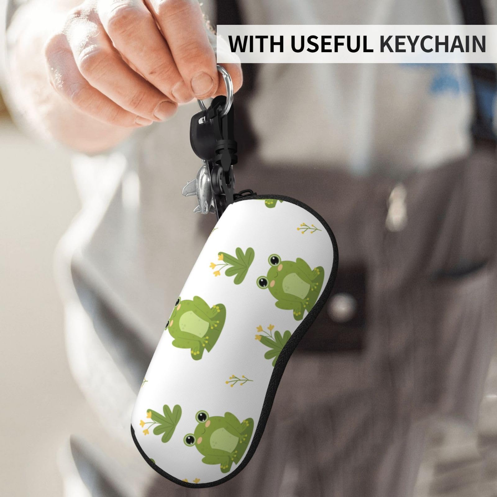 Amazon.co.jp: メガネケース かわいい カエル 眼鏡ケース サングラス