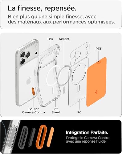 Spigen Ultra Hybrid T MagFit Coque pour iPhone 18 Pro Max / 17 Pro Max - 3