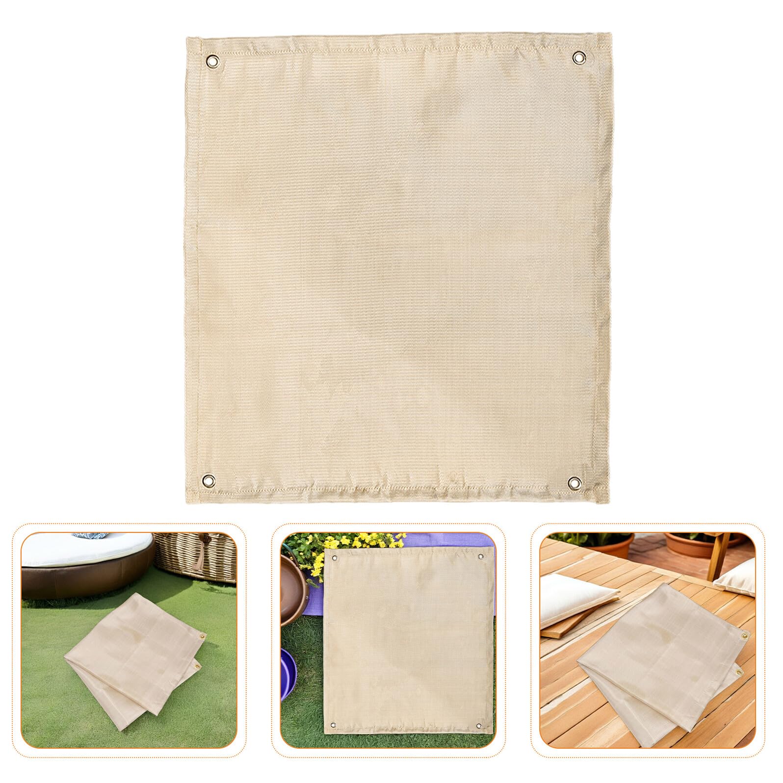 Coperta Antifiamma 80x90 Cm in Fibra di Vetro per Saldatura | Uso Bbq, Portatile, Riduce la Diffusione delle Fiamme, Protezione per Fuoco e Tenda
