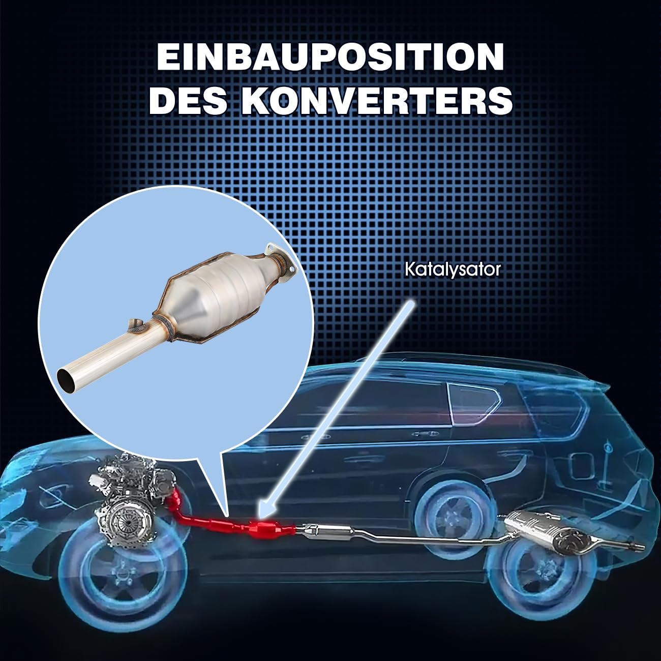 Katalysator Kat Kompatibel mit SEAT LEON(1M1), TOLEDO 2 (1M2), Für SKODA OCTAVIA 1 (1U2, 1U5), Für VW BORA (1J2, 1J6), GOLF 4 (1J1, 1J5), NEW BEETLE (9C1, 1C1, 1Y7)