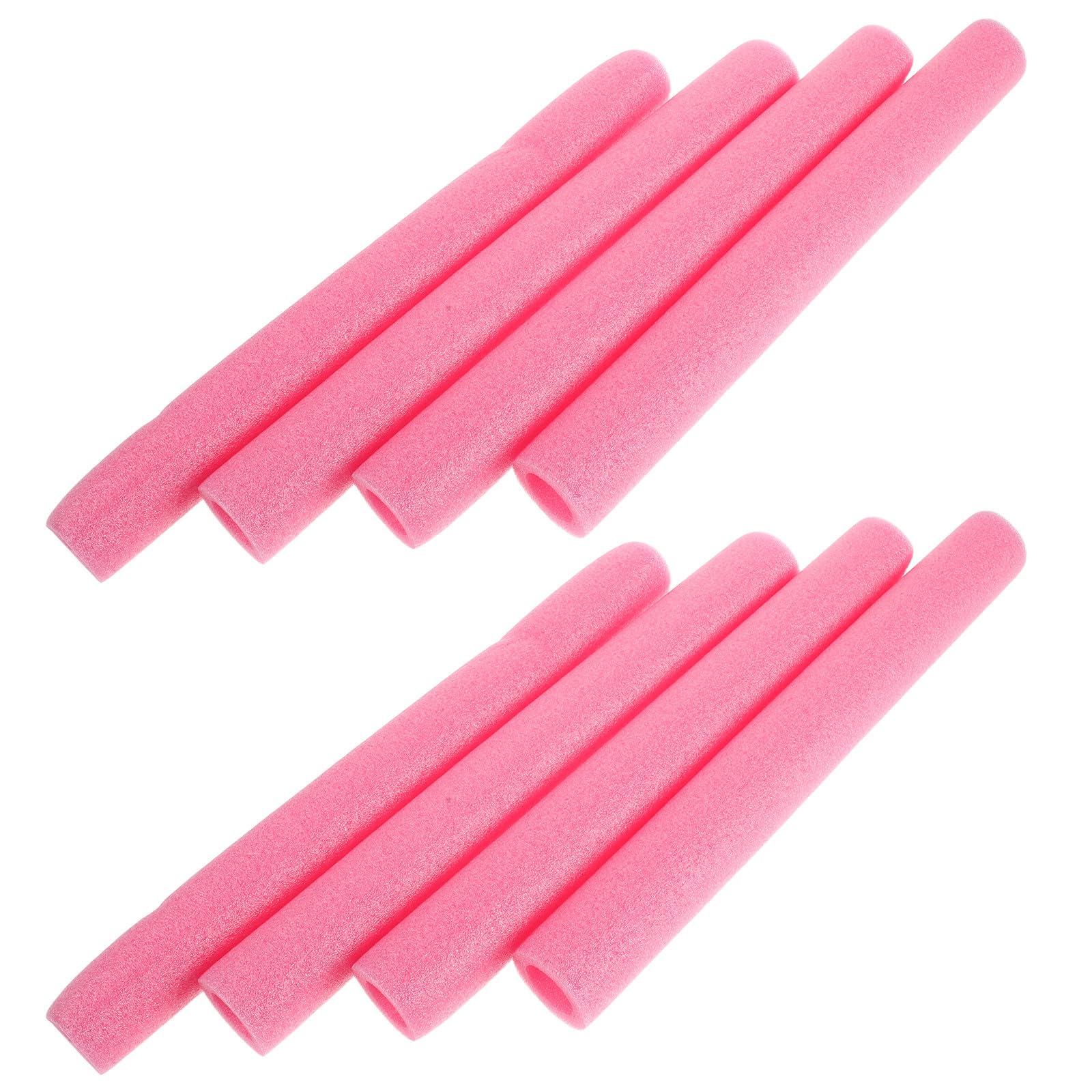 Homoyoyo 8pcs Soft Foam Safety Padding for Trampoline Poles Impact Absorbing Covers for Playpen Bars in Indoor Playgrounds Protective Cushioning for Young 40cm Pink