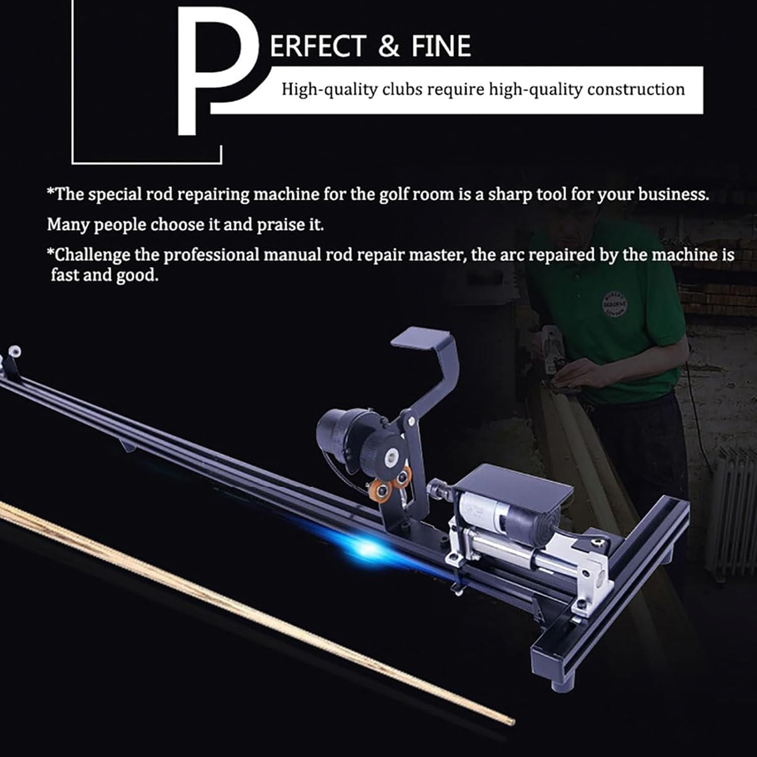 Snooker Cue Repair Kit,7-in-1 Snooker Cue Stick Repairer,Simple & Portable,for Billiard Cue Tip Clamp Repairing/Change Copper Hoop/Club Straightening/Leather Replacement,Easy to Use