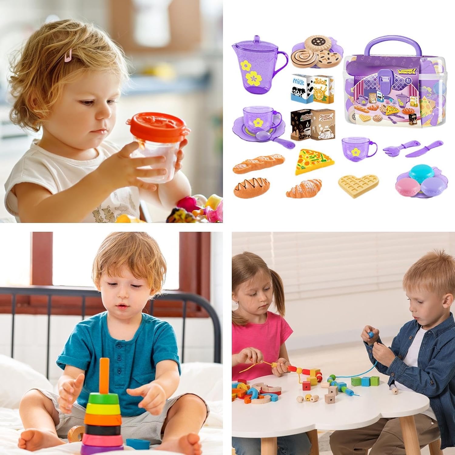 Udawaj akcesoria kuchenne, dzieci w kuchni dla dzieci Udawaj akcesoria do | Food Interactive Playset for Nursery, Daycare Center