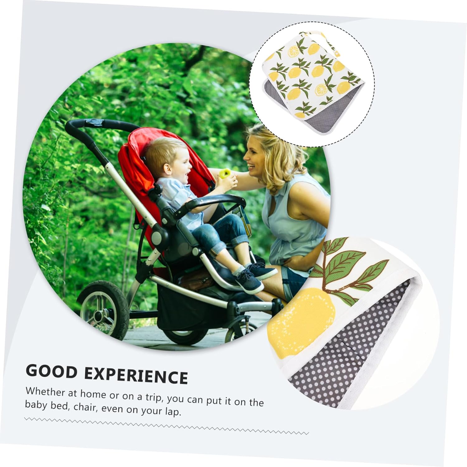 Changing Cushion Portable Folding Urinal Mat Large Diaper Pad Travel Mat Lightweight Washable Diaper Changing Pad for Newborns