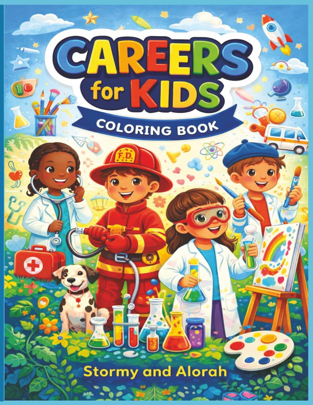 Careers for kids | Coloring careers, 8 x 10, 31 Pages, For kids, teens
