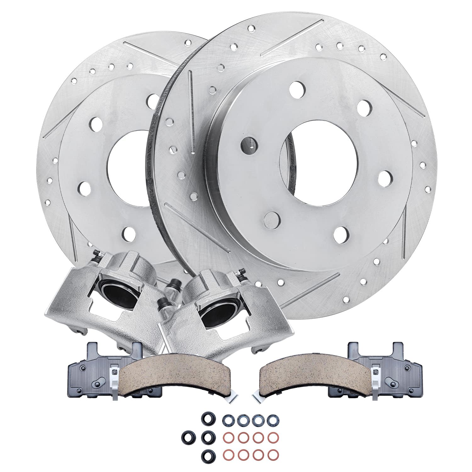 Detroit Axle - Front Brake Kit for Chevrolet GMC Escalade K1500 K2500 Tahoe