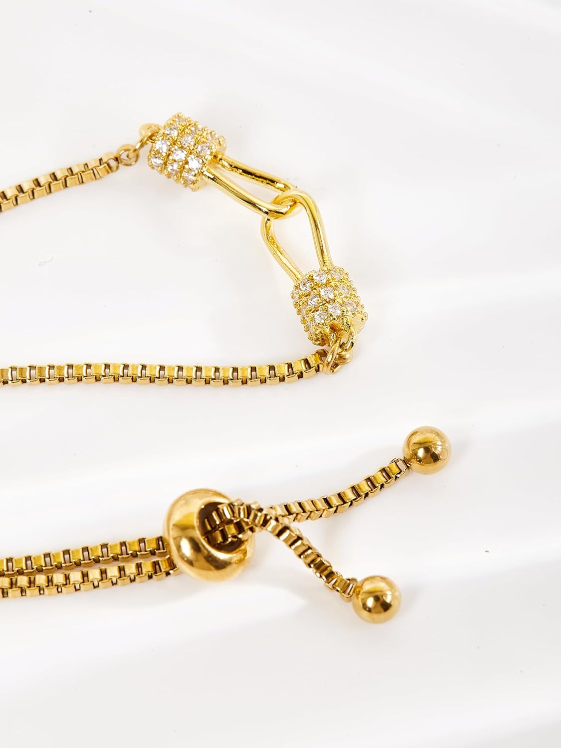 AVELI Stainless Steel Interlocking Infinity Love Box Chain Bracelet - Stylish and Symbolic Women's Jewelry, Hypoallergenic, Meaningful Accessory for Everyday Wear, Gift for Her - Image 8