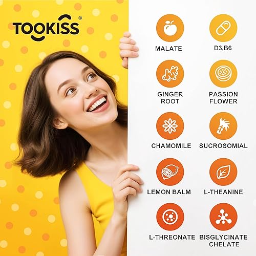 Miniatura 3 de Gomitas complejas de magnesio - Bisglicinato de magnesio de absorción de élite, quelato, L-treonato, surosomio, suplemento de malato para descanso,