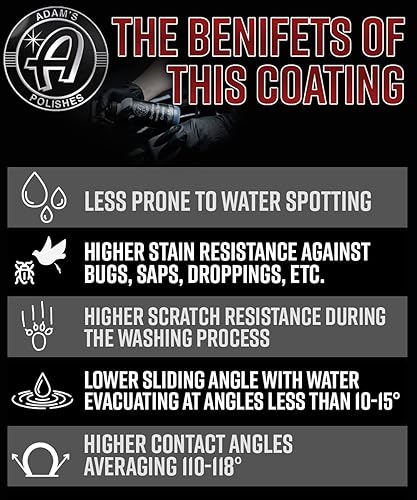 Miniatura 7 de Adam's Revestimiento en aerosol de cerámica de grafeno UV  Un verdadero spray de grafeno con tecnología UV trazador  Fácil de usar y más fuerte que