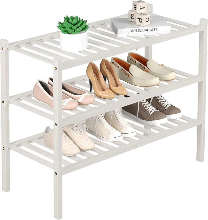 3 Tier Bamboo Shoe Rack