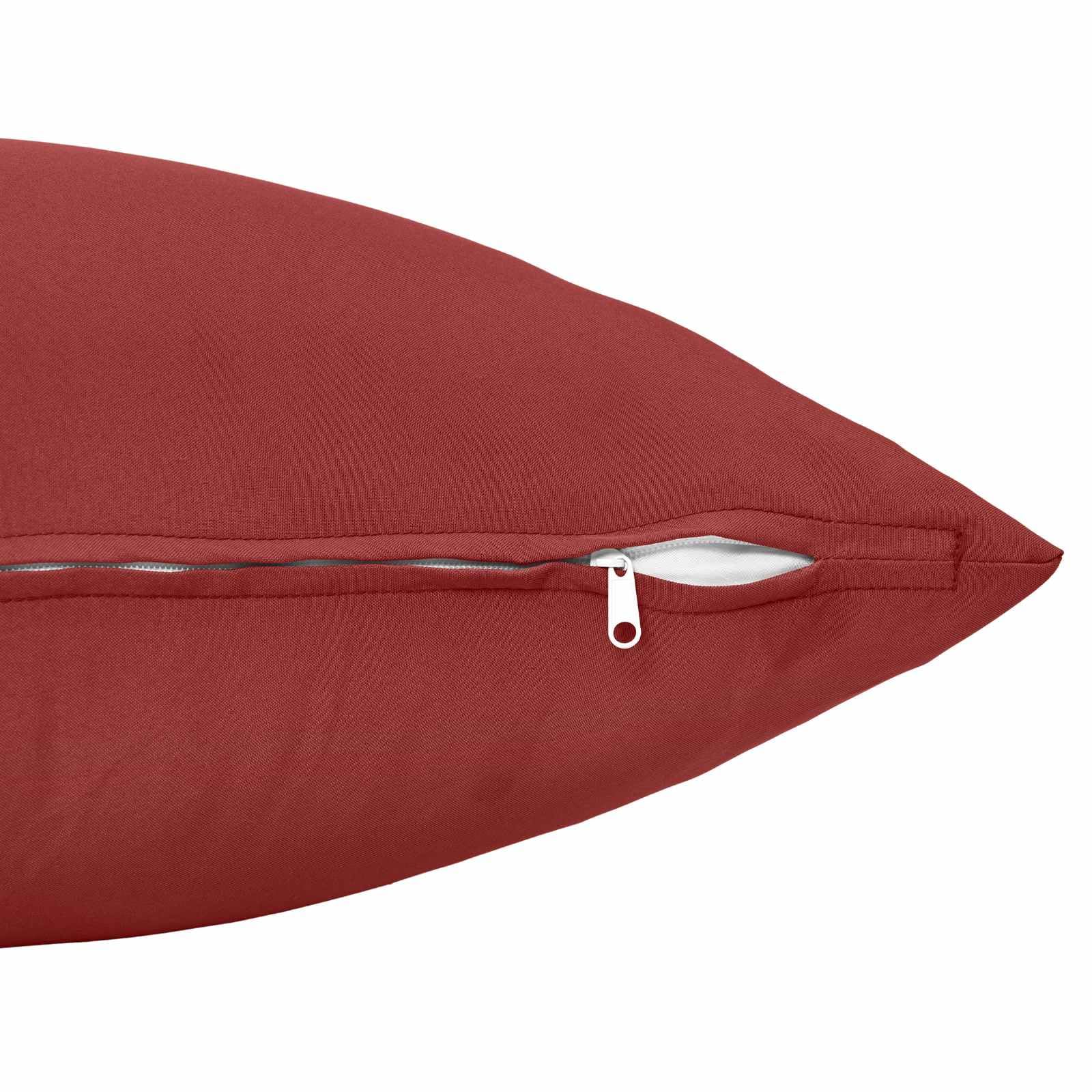 Federa per cuscino, 6 pezzi, 50 x 70 cm, colore: rosso vino 100% poliestere