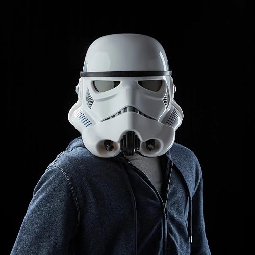 Star Wars The Black Series Imperial Stormtrooper Premium Electronic Helmet, Rogue One: A Story Adult Roleplay Item - 7