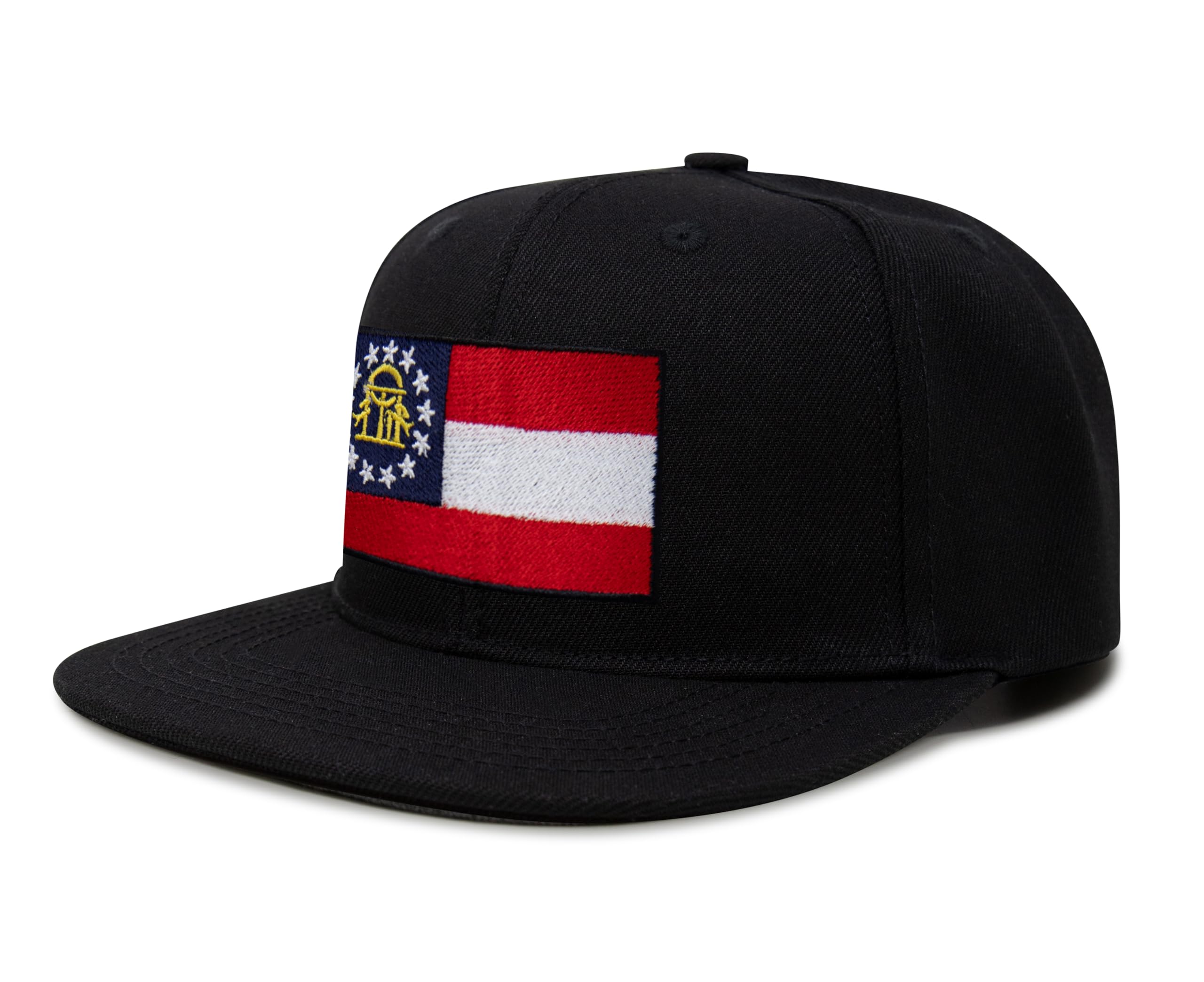 International Tie State Hat for Men and Women, Adjustable Snapback Trucker Baseball Cap with Embroidered Patch