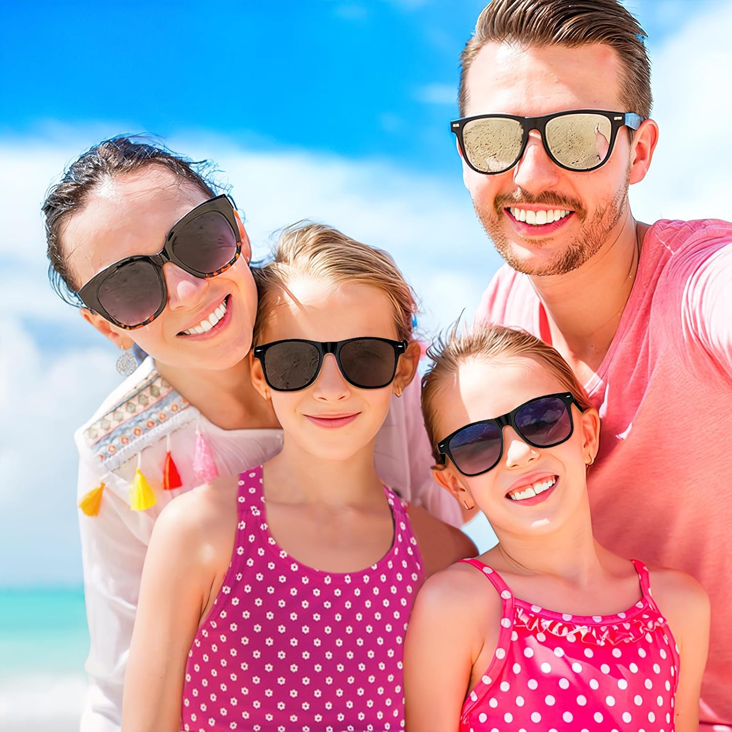 40 Pack Neon Sunglasses Unisex Party Sunglass Favors for Birthday Party Summer Beach Pool Party Supplies - Image 6