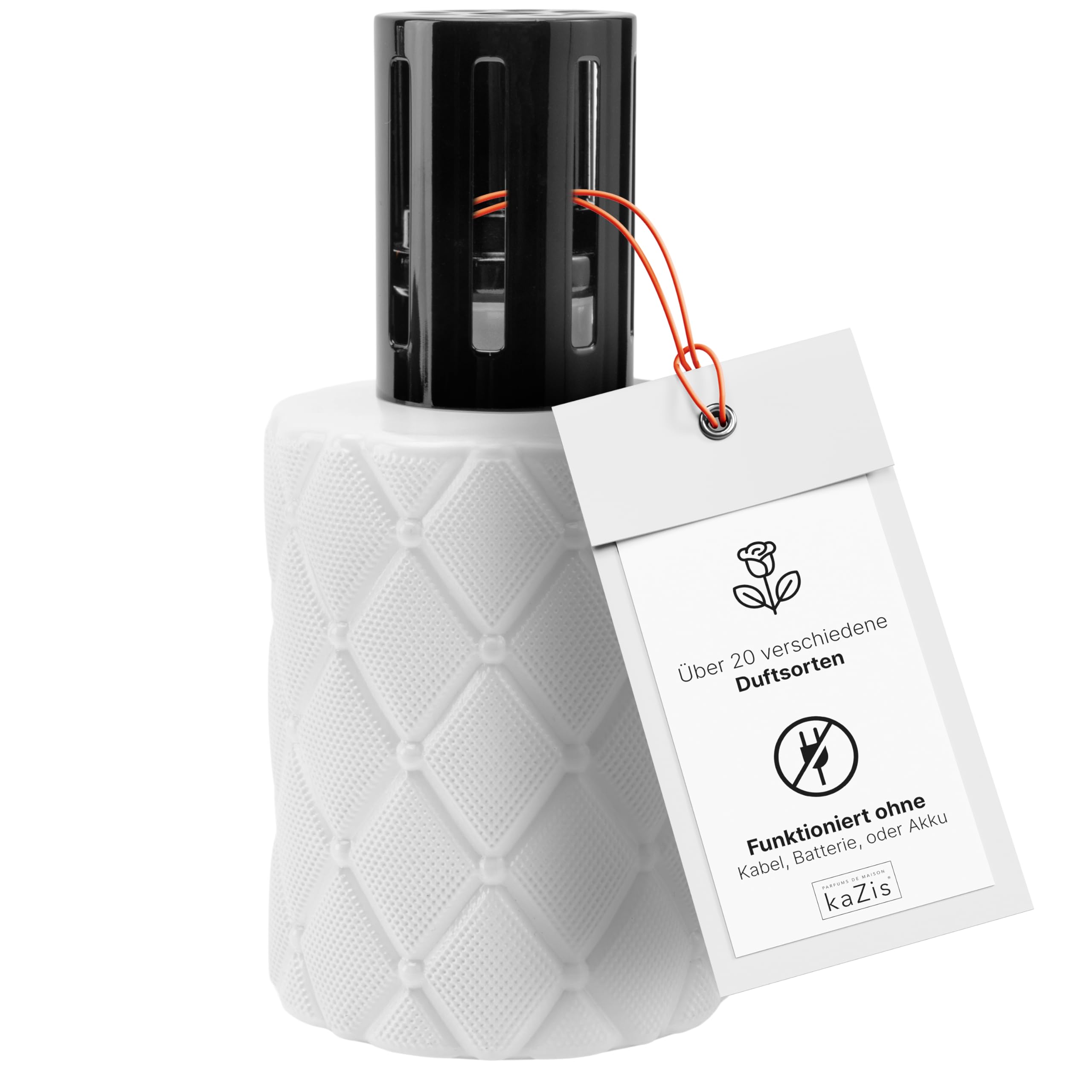 KAZIS® I Katalytische Lampe Black & White I Duftlampe I