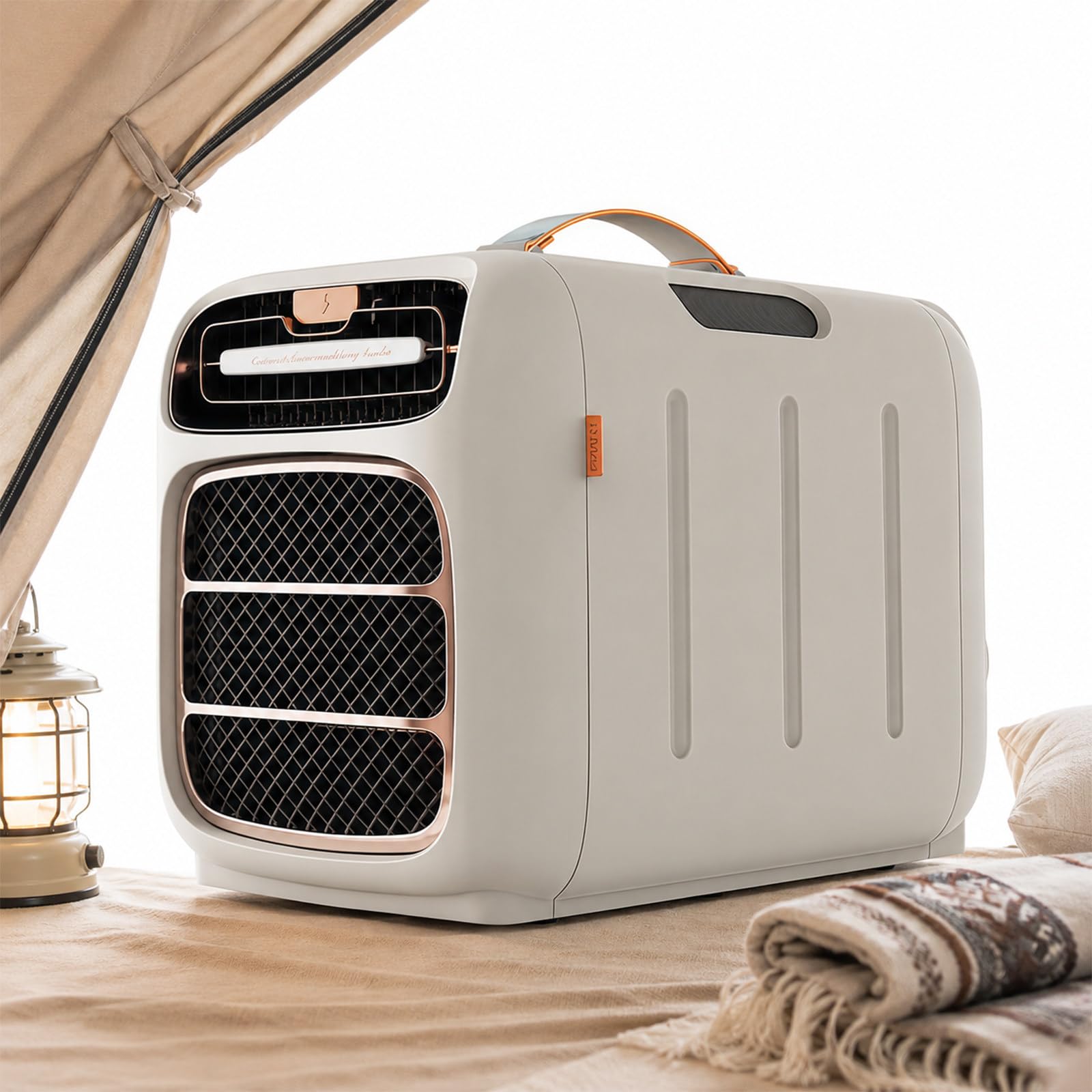 JIYINGHUI Mobile Camping Air Conditioner, 420W Energy-Saving Portable Cooler, 12kg Compact Design with Remote Control for Tent, Caravan and Home Office