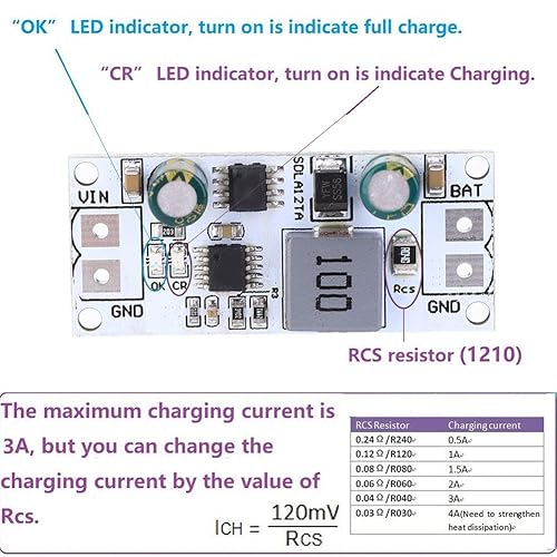 Miniatura 3 de Módulo de carga, controlador de panel solar MPPT, módulo de carga del controlador solar, módulo de controlador solar SDLA12TASDLA12TB, para paneles