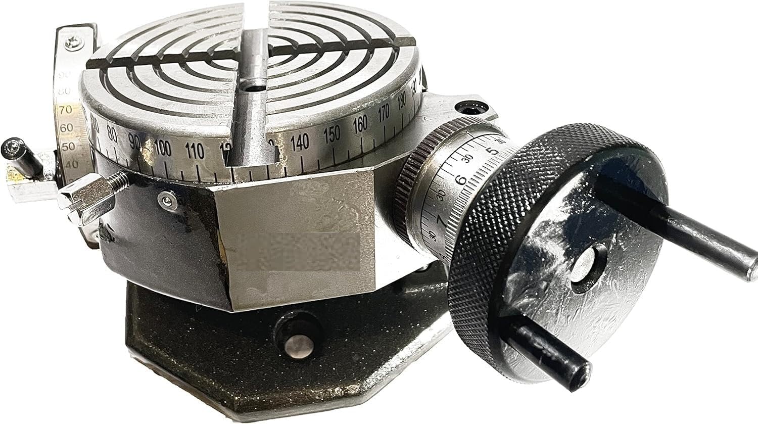 4"100Mm Tilting Rotary Table With 4 Jaw Independent 100Mm Chuck With Backplate-Amz335