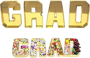 Amazon.com: Grad Charcuterie Letters Fillable Cardboard, Grad Boxes ...