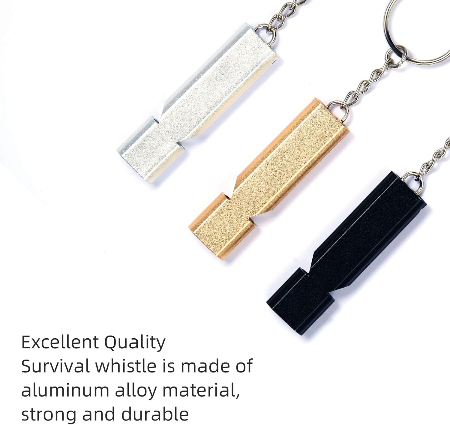 VENZ Emergency Whistle with Carabiner and Lanyard for Boating Fishing Boat Camping Hiking Hunting Rescue Signaling Kids Lifeguard : Sports & Outdoors