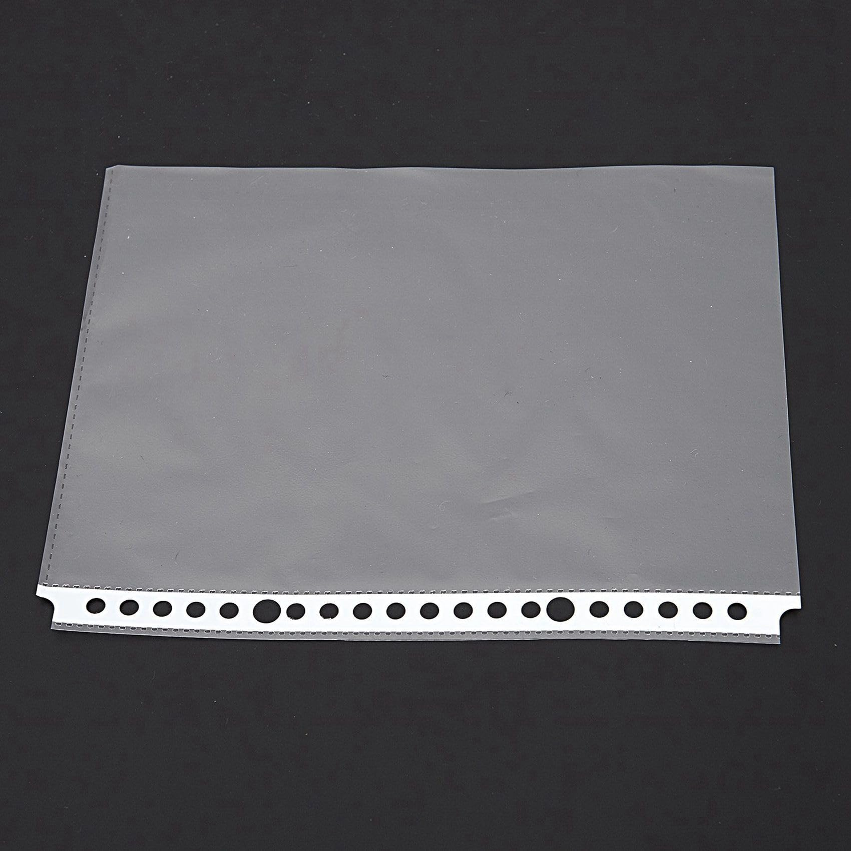 Paquet de 600 Pochettes Perforées Transparentes A5 - Dossiers en Plastique Poly