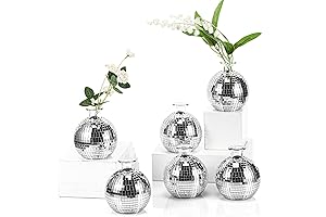 Layhit Disco Ball Centerpiece Vases