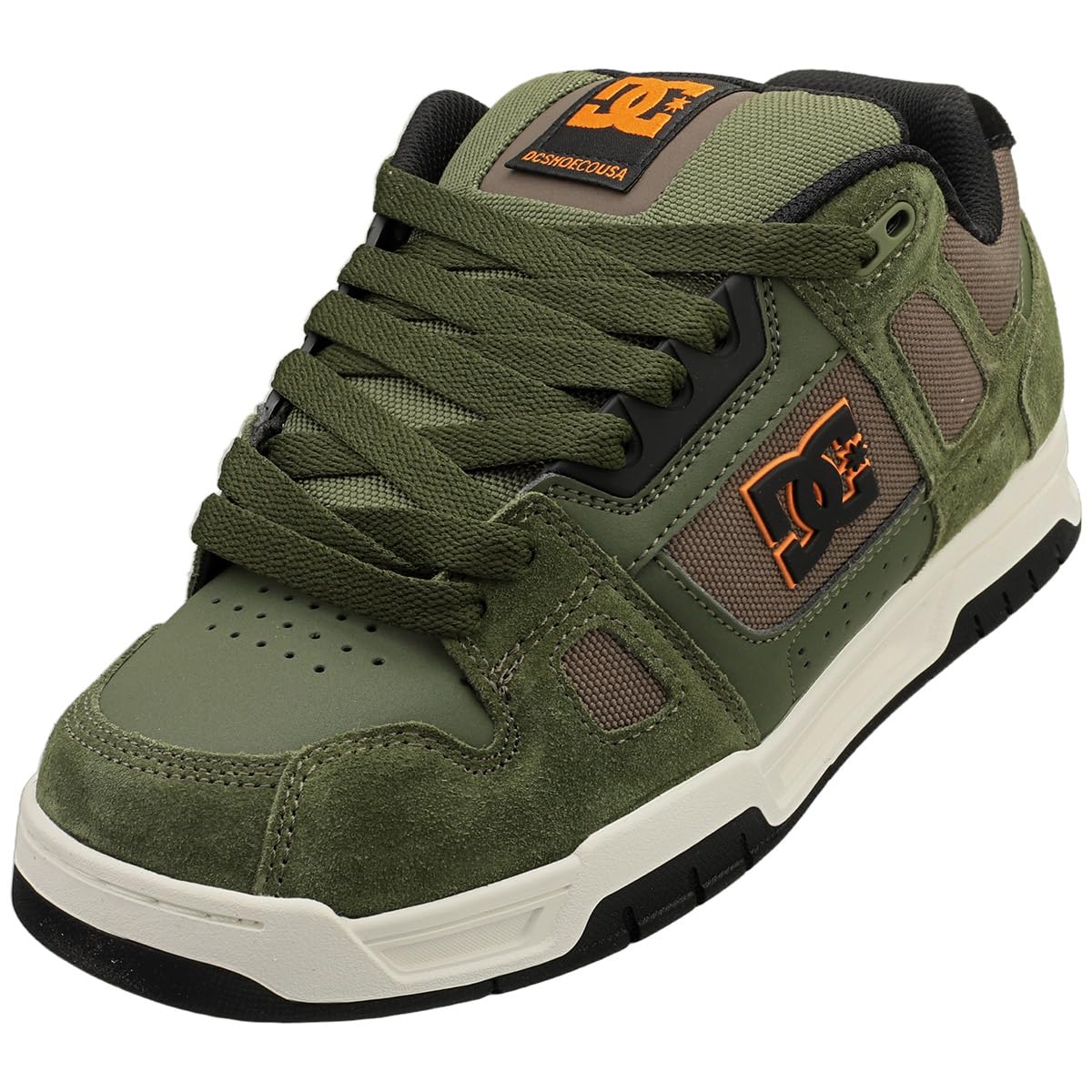 DC Shoes Stag Herren Skate Sneaker in Olivgrün