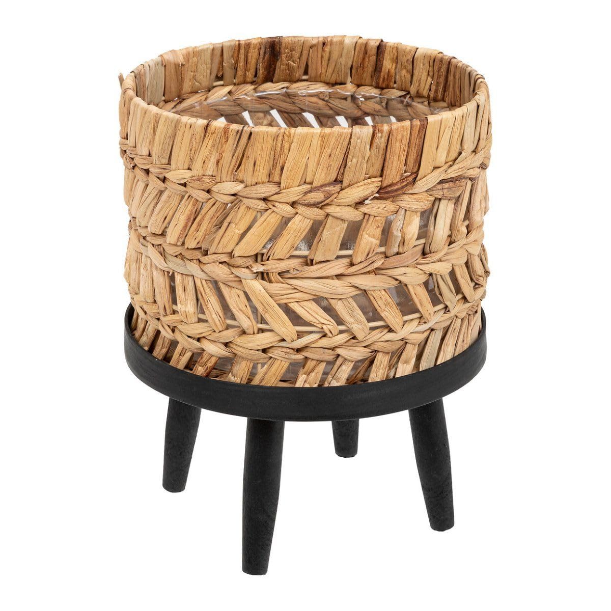Atmosphera Créateur d'intérieur - Cache-Pot sur Pied Exotic Panama 31cm Naturel