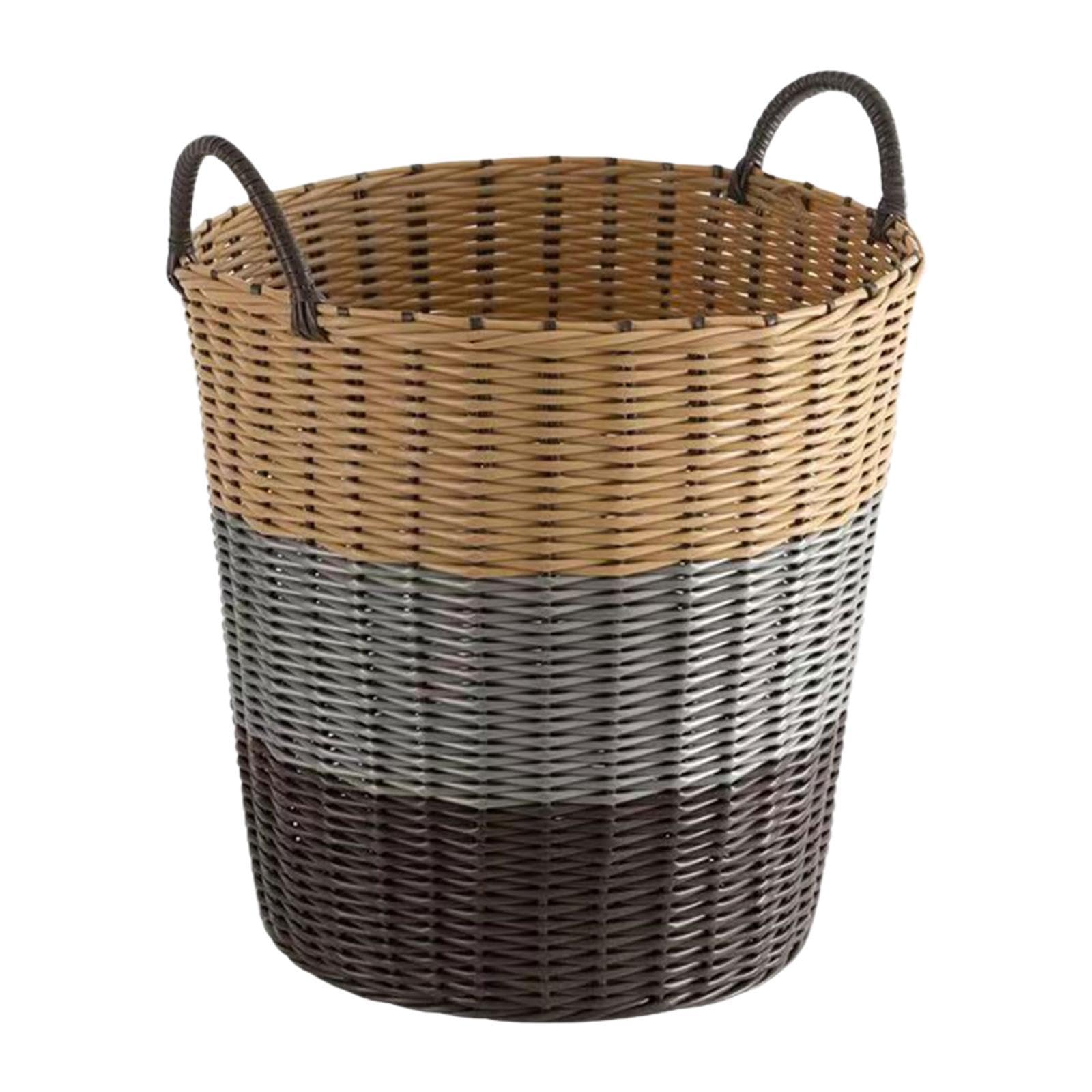 Panier de rangement pour le linge familial lavable pour une salle de bain ordonnée