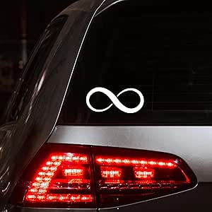 Amazon.com - Infinity Symbol Decal Sticker for Car, Truck, Laptop, Mug ...