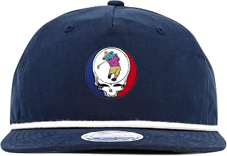 Dancing Bear Golfing Steal Your Face Hat with Brim Rope